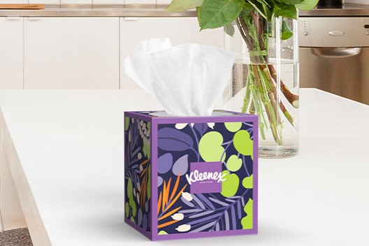 Ultra Soft Facial Tissue Car Refill Tissue Tube Box Tissue