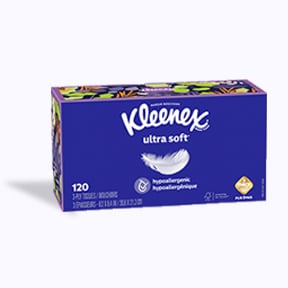 Ultra Soft™ Facial Tissues Rectangular Box for Faces and Hands