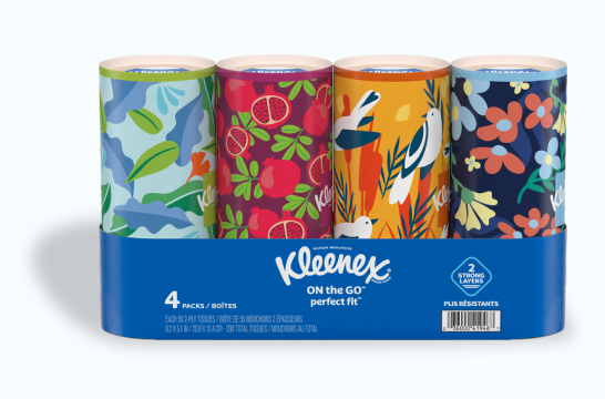 Kleenex® Perfect Fit Facial Tissue Cylinders