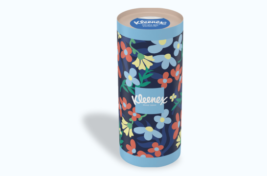 Kleenex® Perfect Fit Facial Tissue Cylinders